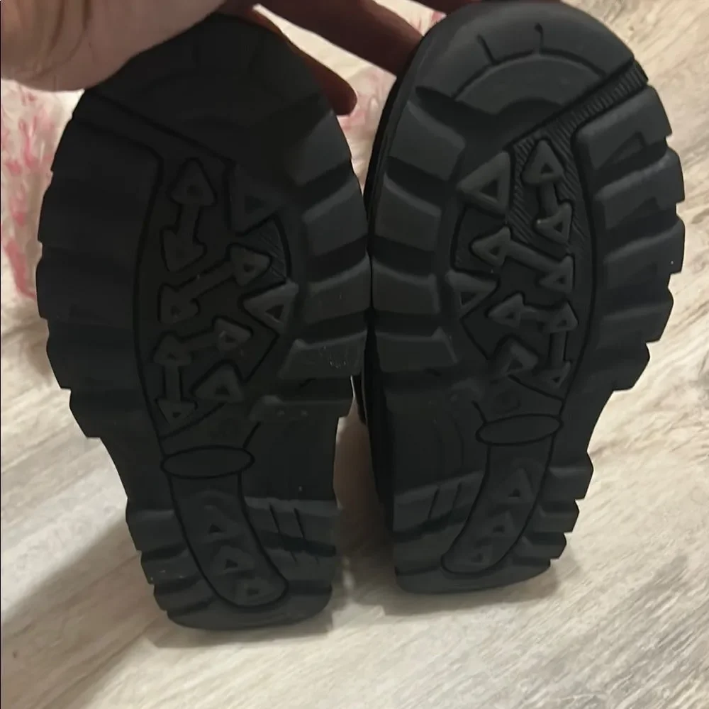 Dream Pairs Pink and Black Kids Boots